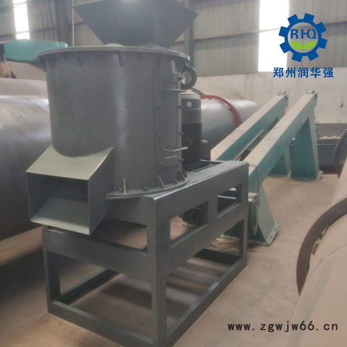 蚯蚓粪生产加工设备 蚯蚓粪生产线    直通式粉碎机  润华强供应图5