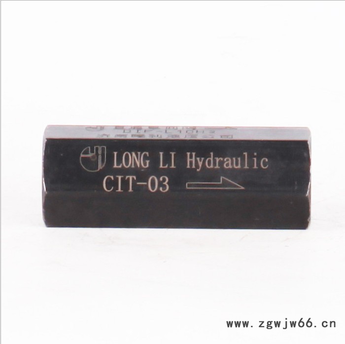 济南隆利液压直通单向阀块CIT-02 CIT-03逆止液压阀元件图4
