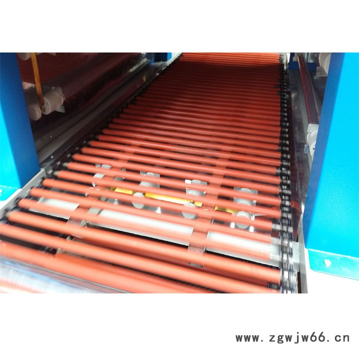 【恒为】4020热收缩机 石膏线热收缩机 湖南热收缩包装机  长沙边角线收缩包装机 无动力滚筒输送线图2