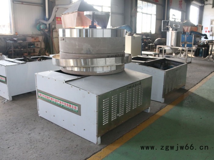 石磨香油生产线香油石磨设备全自动石磨香油机 电动石磨豆浆 小磨香油石磨传统石磨 电磁加热滚筒炒货机图5