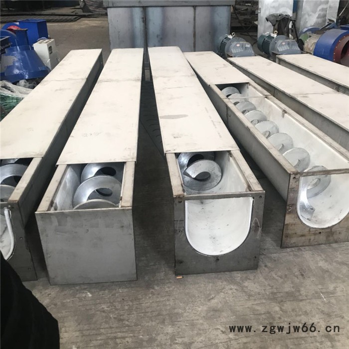 德佳环保供应 滚筒式螺旋输送机 螺旋输送机和有轴螺旋输送机的区别图5