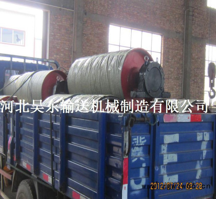 传滚筒，DTII型滚筒,腰鼓型胶面滚筒,镀锌滚筒，图2