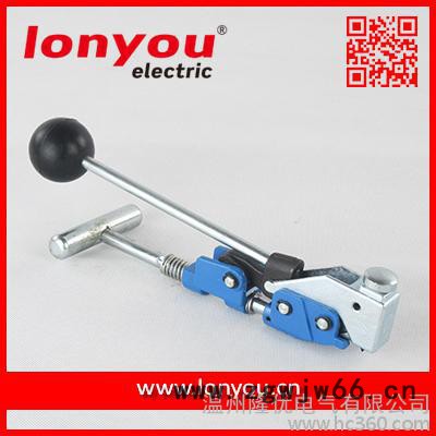 供应隆优BT008预制管夹不锈钢扎带紧带机图2