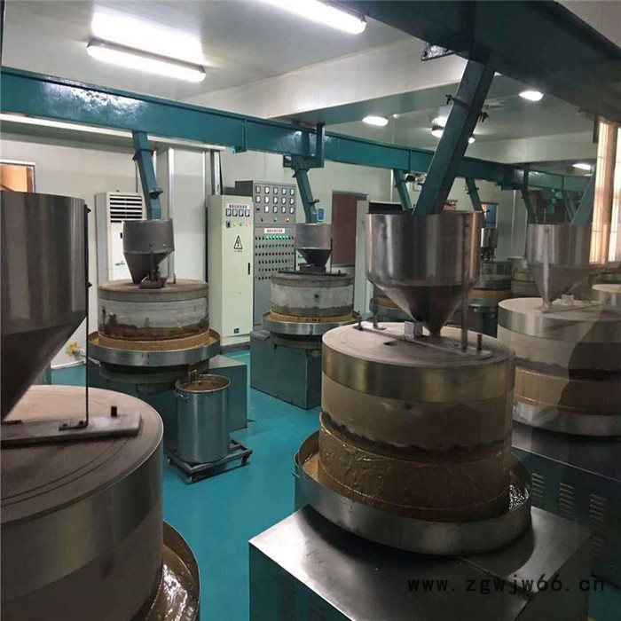 新型石磨香油机组  商用电动石磨芝麻酱机全自动石磨香油机电磁炒货机 瓜子花生电磁滚筒炒货机 多功能炒货机图6