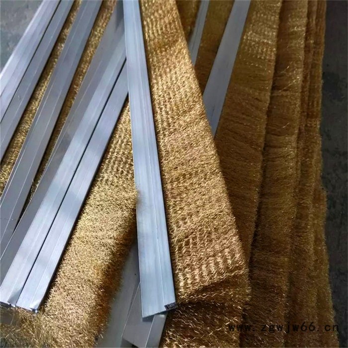 逆风供应工业铝合金钢丝条刷 304不锈钢折弯钢丝条刷 筛网滚筒除污清理钢丝条刷 PP钢丝毛刷 可按需加工定制图6