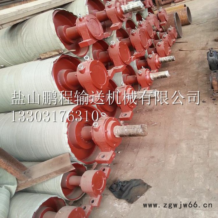 鹏程HS-HC-2 传动滚筒 主动滚筒 动力滚筒 包胶铸胶滚筒图2