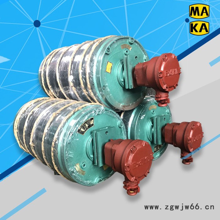 鲁航电动滚筒 博山防爆滚筒现货供应YDB型隔爆电动滚筒 淄博防爆电动滚筒厂 防爆式电动滚筒 防爆滚筒图3