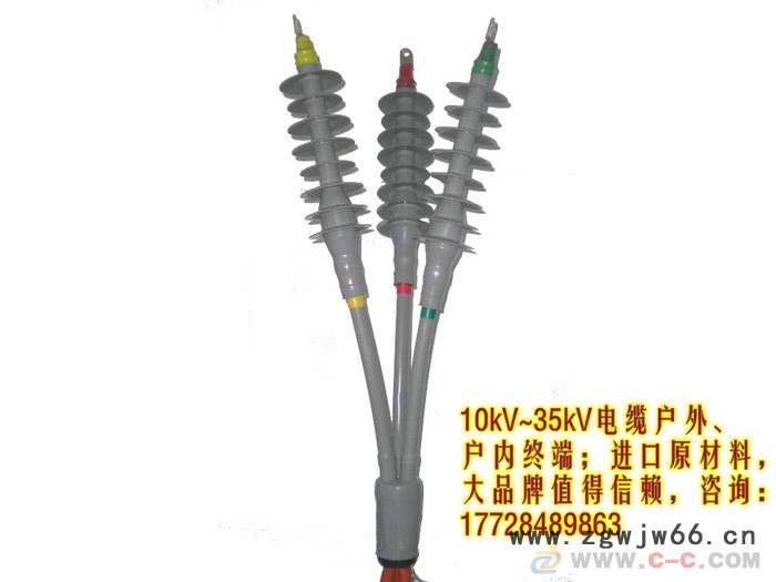 直通中间接头,含玻璃钢保护壳 户内插拔式冷缩终端图5