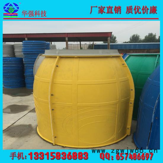 玻璃钢排水检查井 污水雨水检查井 排水系统直通式玻璃钢检查井图2