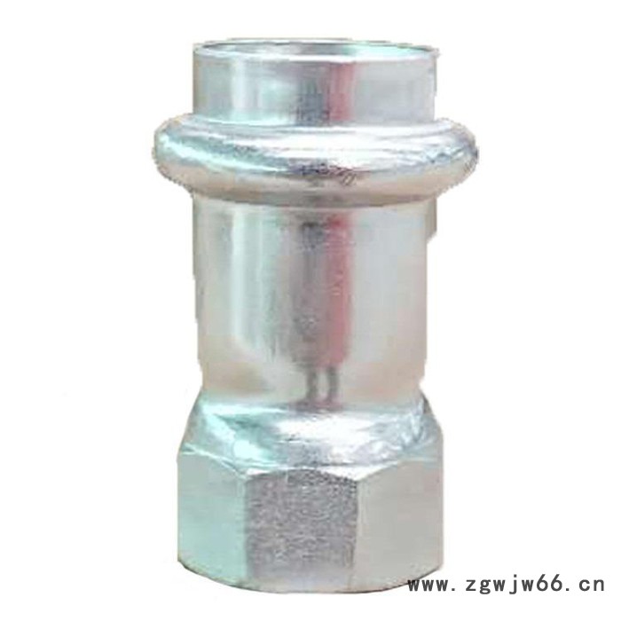 卡压式不锈钢给水管内牙直通 卡压式连接不锈钢给水管图3