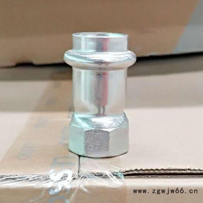 卡压式不锈钢给水管内牙直通 卡压式连接不锈钢给水管