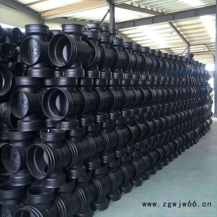 鹏洲塑料沉泥流槽成品检查井污水雨水检查井 塑料起始三通四通直通井图6