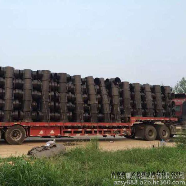 鹏洲塑料沉泥流槽成品检查井污水雨水检查井 塑料起始三通四通直通井图2