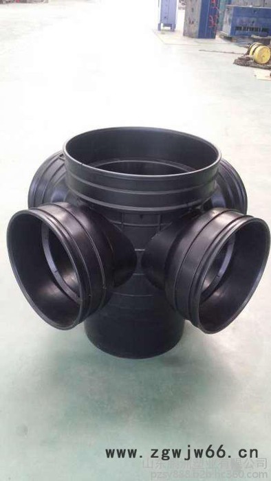 鹏洲塑料沉泥流槽成品检查井污水雨水检查井 塑料起始三通四通直通井图7