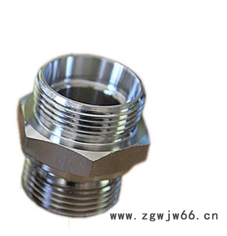 英振  碳钢液压过渡接头厂家 过渡液压接头** 挖机液压过渡直通销售图3