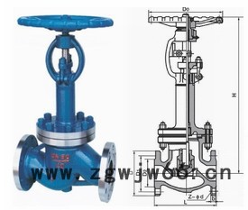 J41H_Y铸钢直通式截止(节流)阀图5