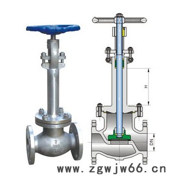 J41H_Y铸钢直通式截止(节流)阀图3