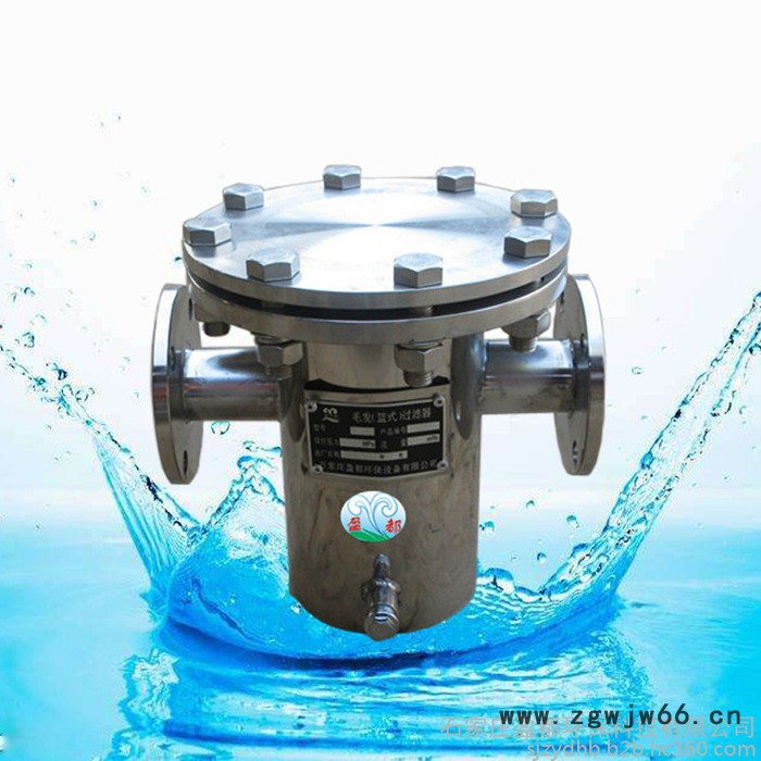 咸阳直通篮式过滤器角通毛发聚集器图2