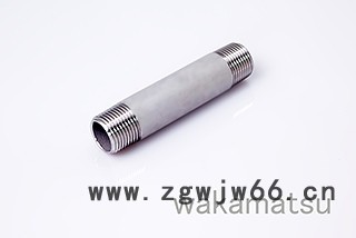 直销单头螺纹长接 外丝接头 外牙长不锈钢直通式螺纹接头
