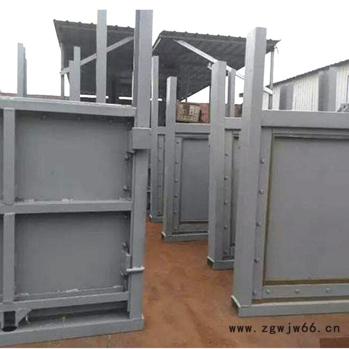 批发钢制焊接闸门 污水厂渠道不锈钢直通型闸阀门  衡水兆禹直销图4