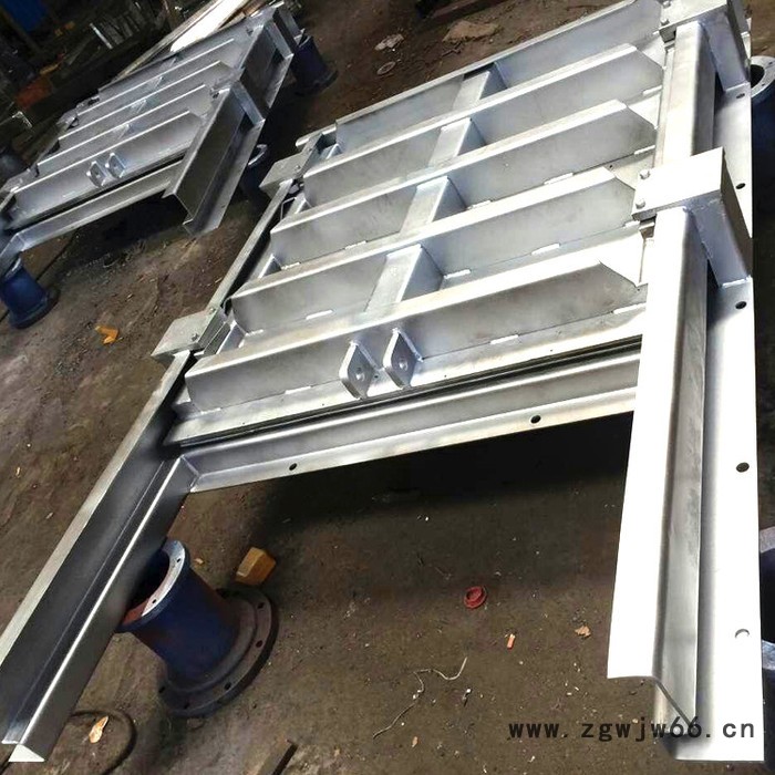 批发钢制焊接闸门 污水厂渠道不锈钢直通型闸阀门  衡水兆禹直销图3