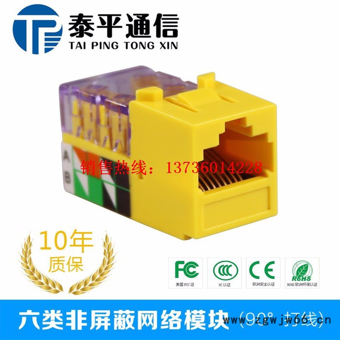 CAT6六类无损屏蔽直通！高端RJ45网络模块对接头双通头网线延长器图2