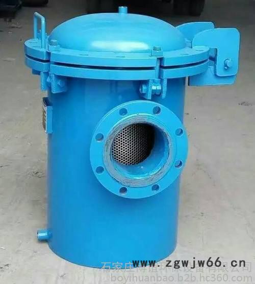 DN300碳钢篮式过滤器、泳池水立式直通除污器生产厂家图4