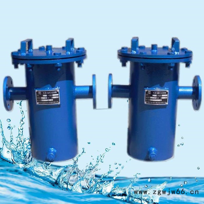 毛发收集器 立式毛发过滤器 玉树直通式篮式过滤器图2