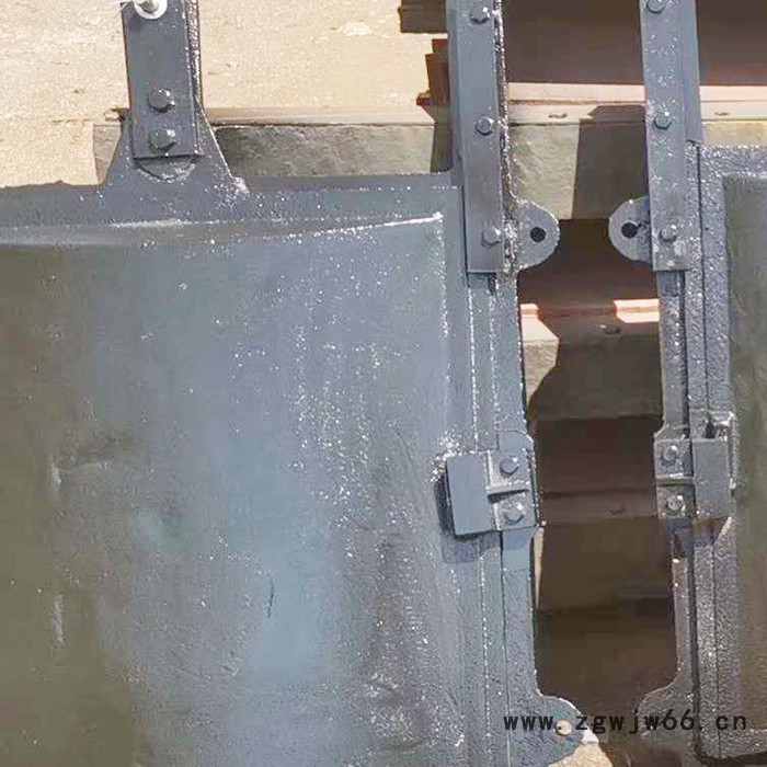 止水铸铁闸阀厂家   插板阀电动螺旋直通式闸门图5