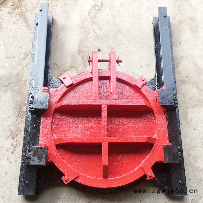 止水铸铁闸阀厂家   插板阀电动螺旋直通式闸门图3