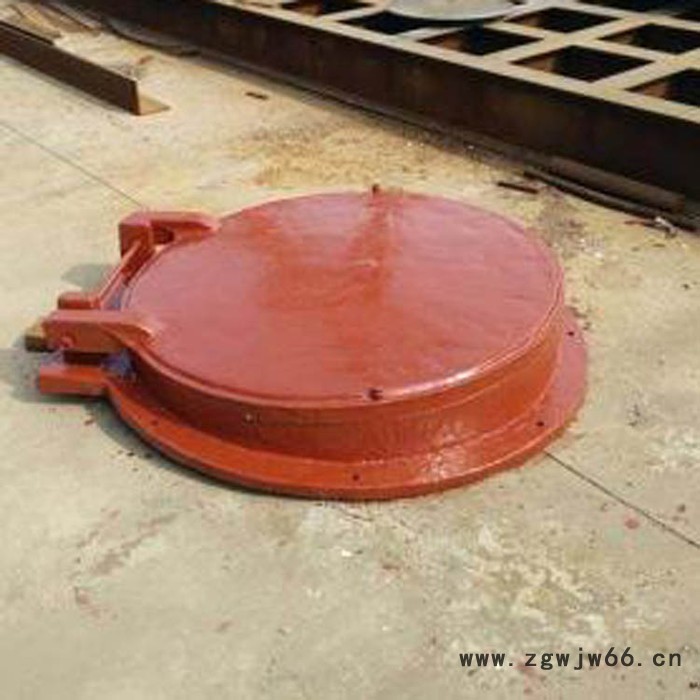 直销  圆拍门 拍门 钢拍门 铸铁拍门 直通式铸铁拍门 重庆铸铁拍门图2