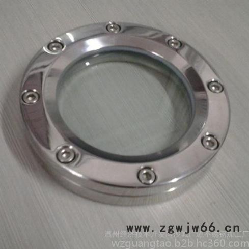 广涛SJ001 **法兰视镜 焊接直通视镜 材质不锈钢304/316图3