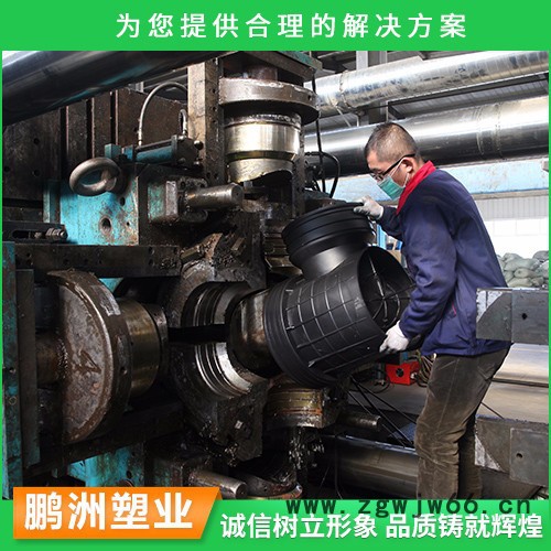 塑料沉泥流槽成品检查井污水雨水检查井 塑料起始三通四通直通井图4