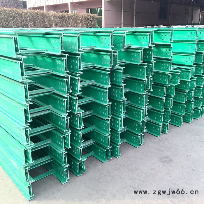 玻璃钢桥架 槽式梯式桥架 玻璃钢防火电缆桥架直通桥架 华瑞 支持定制图5