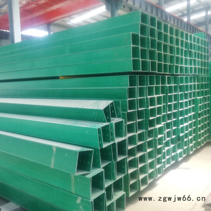 玻璃钢桥架 槽式梯式桥架 玻璃钢防火电缆桥架直通桥架 华瑞 支持定制图3