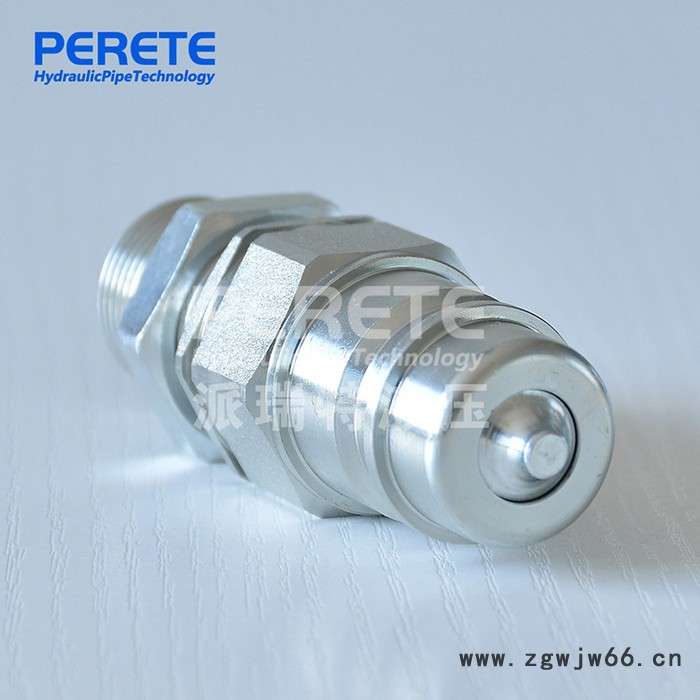 ISO5676碳钢液压快插接头 推拉式液压快速接头 快速直通接头图4