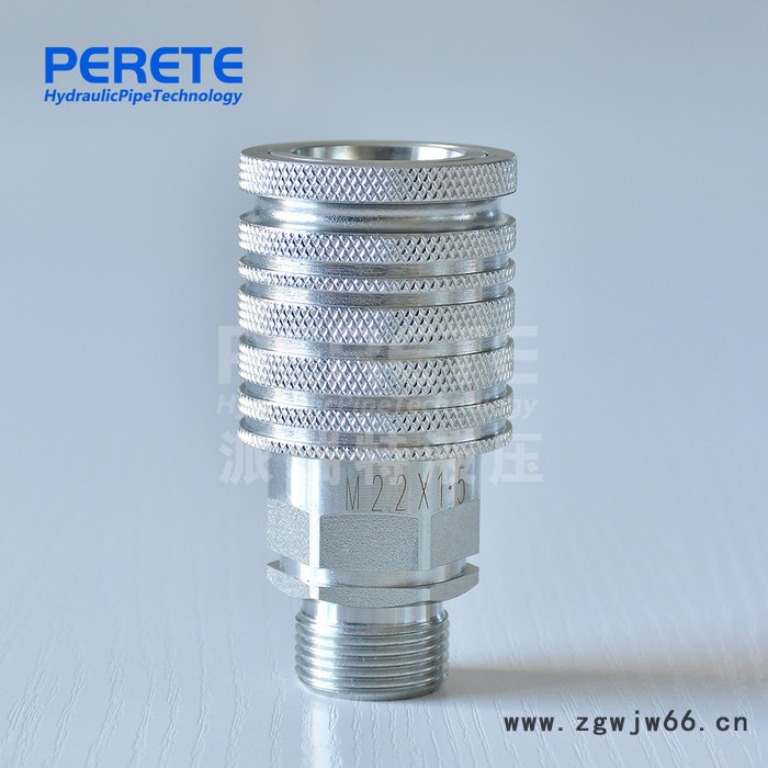 ISO5676碳钢液压快插接头 推拉式液压快速接头 快速直通接头图2