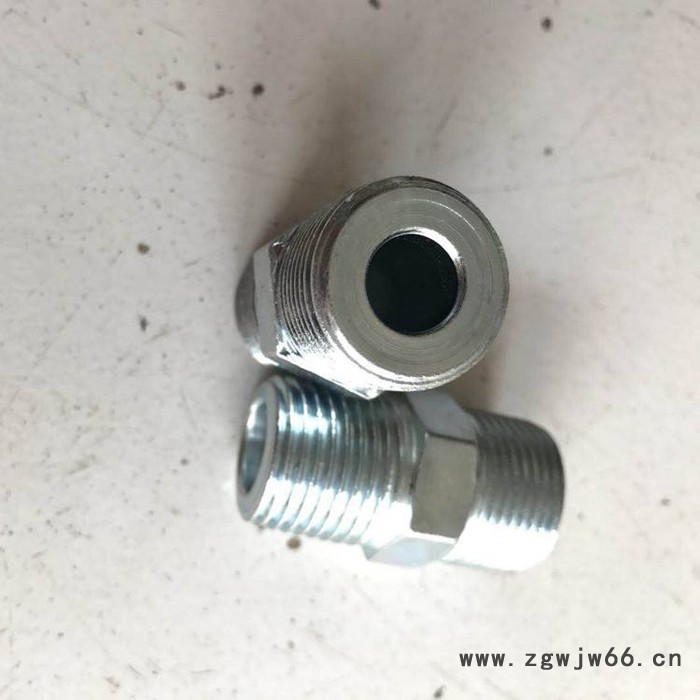 洪坤 304不锈钢双外丝4分1/2外螺纹 数控直通高压双外丝转换对丝接头图3
