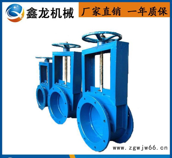 销售手动插板阀  dn300直通式插板阀 落粉管专用手动插板图2