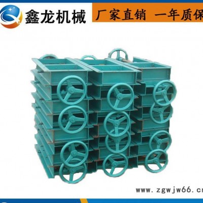 销售手动插板阀  dn300直通式插板阀 落粉管专用手动插板