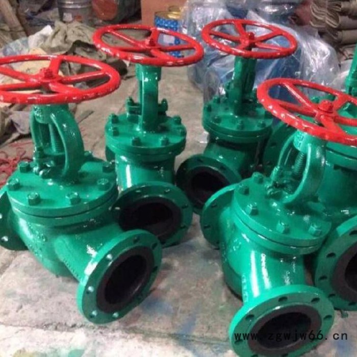 蓝宣阀门 J41J直通式衬胶截止阀 手动衬胶截止阀图5