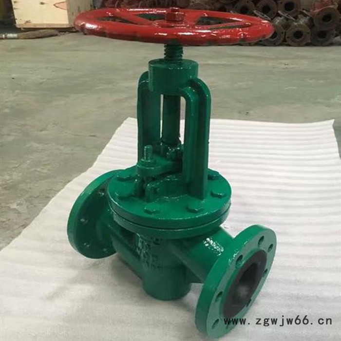 蓝宣阀门 J41J直通式衬胶截止阀 手动衬胶截止阀图3