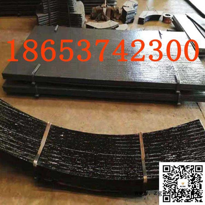 堆焊耐磨板 碳化铬12+12堆焊板可打沉头孔直通孔图8