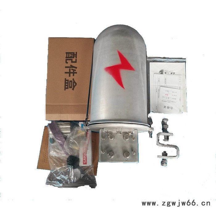 ADSS/OPGW缆金具厂家铝合金直通型24芯光缆接续盒室外架空48芯分歧型 接头盒图4