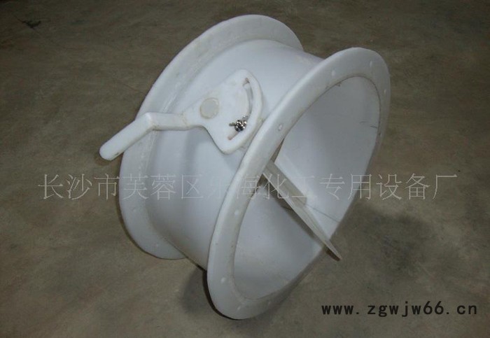 生产高品质 长沙乐海牌PVC手动碟阀 直通式PP手动风阀图2