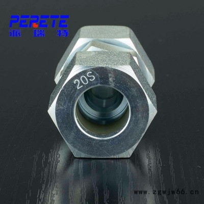 卡套式活螺母直通接头 内外丝转换接头 2C-RN 2D-RN活螺母接头