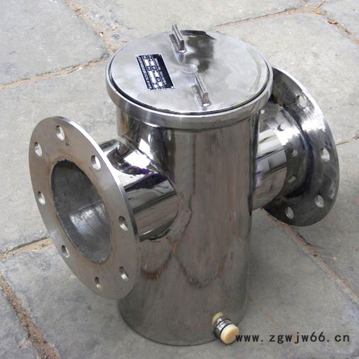 蓝式过滤器 DN50毛发收集器 柳州立式直通毛发过滤器图2