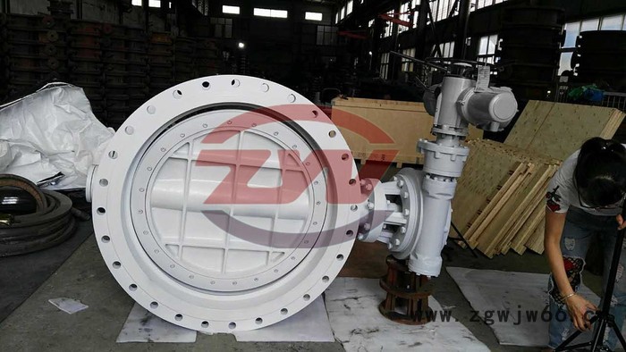 D943H-10C直通式蝶阀 双法兰调节电动蝶阀DN800 大口径蝶阀800mm图7