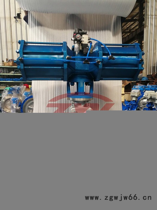 卫生级快装气动蝶阀 不锈钢 直通式 双向 单向图7