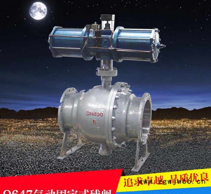 直销良精气动不锈钢材质固定球球阀直通式国标质量保证图2